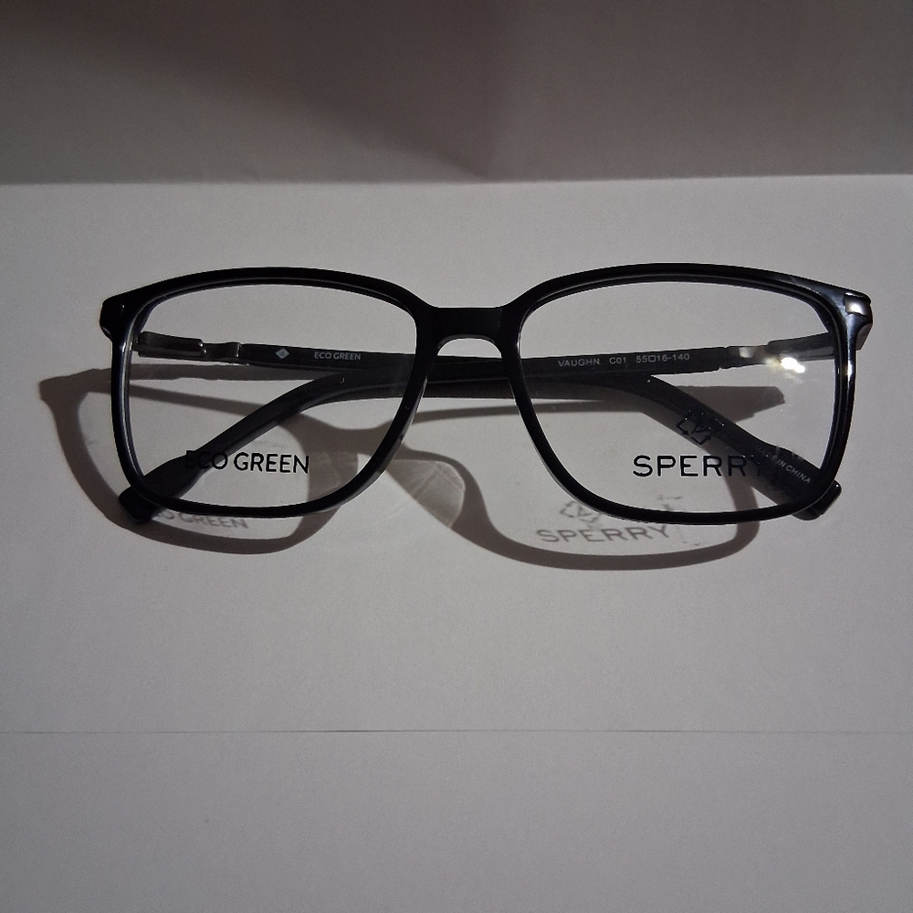 Sperry Unisex Eco Green Classic Black Glasses NWOT